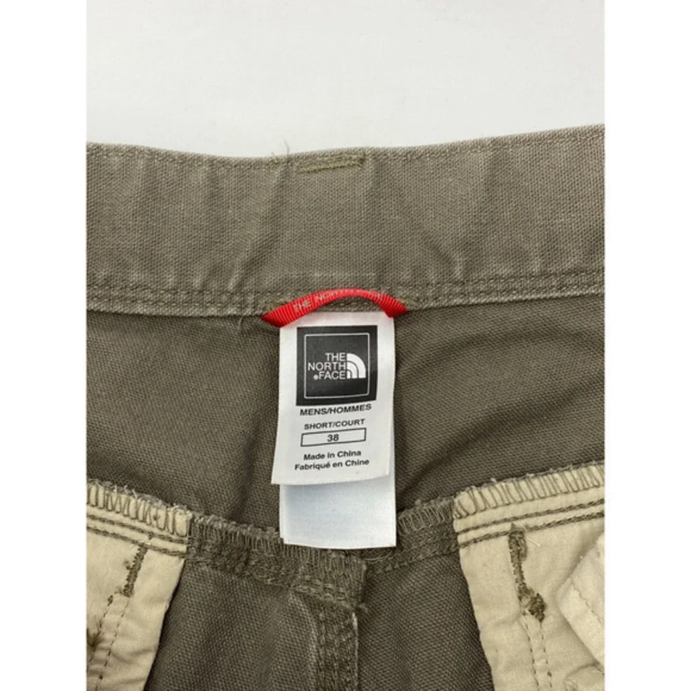 The North Face Mens Green Heavy Canvas Pants Size 38 Short Outdoor Field‎ Hiking